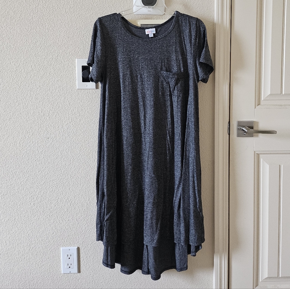LuLaRoe Gray High Low Dress